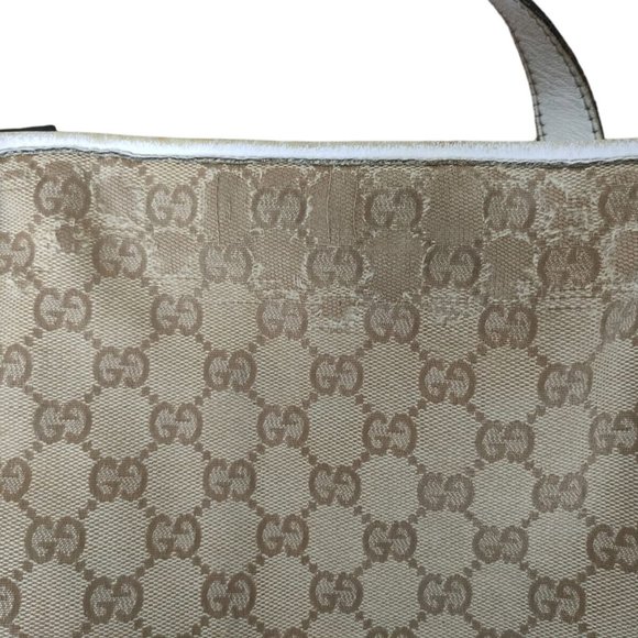 Gucci GG Canvas and Leather Web Jolicoeur Charms Shoulder Bag💥PRICE DROP💥 - Picture 4 of 11